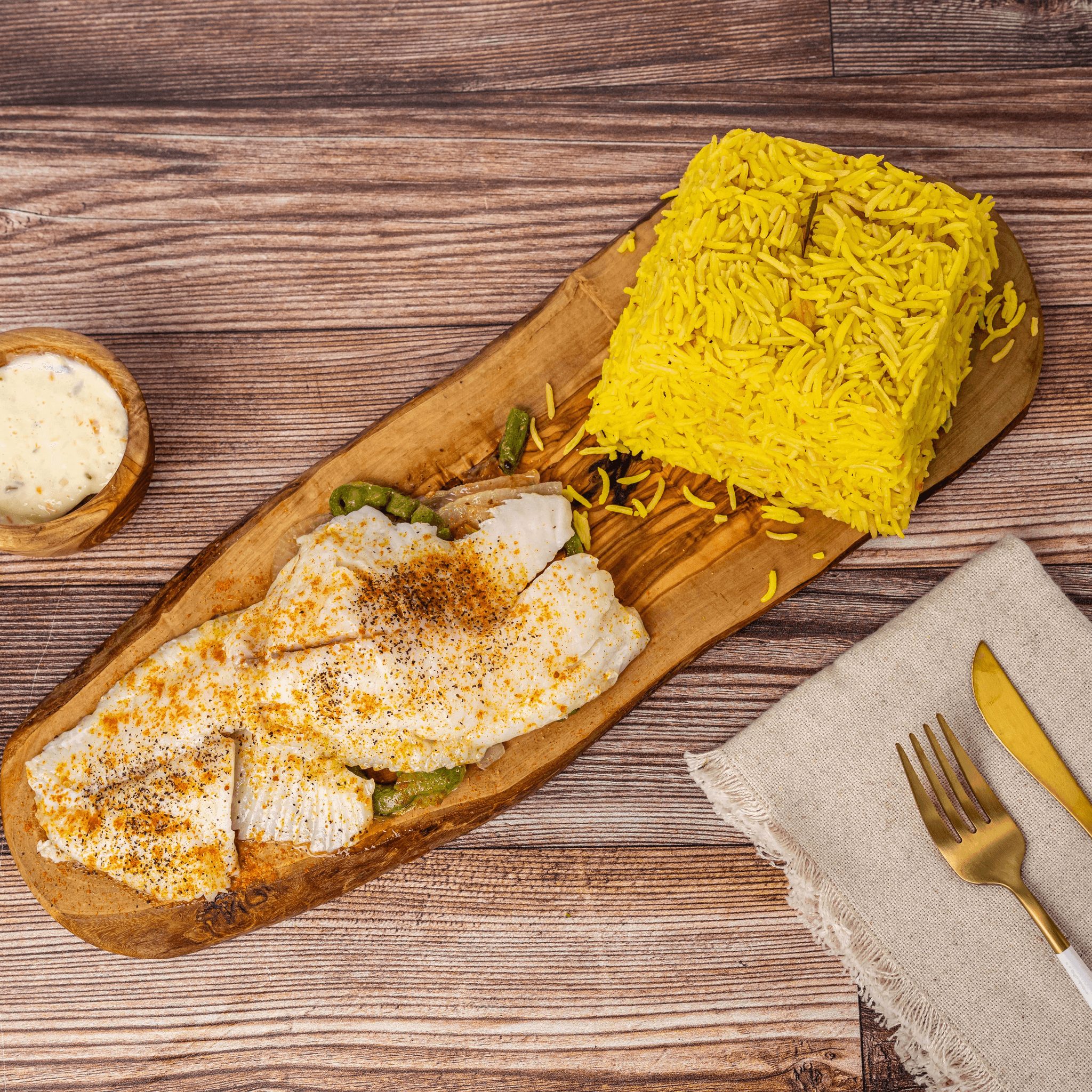 Rice Bowl Fish grilled.